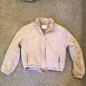 Fashion Nova Light Pink Quilted Jacket